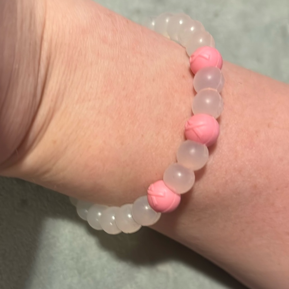 Breast Cancer Awareness Pink Ribbon Bracelet